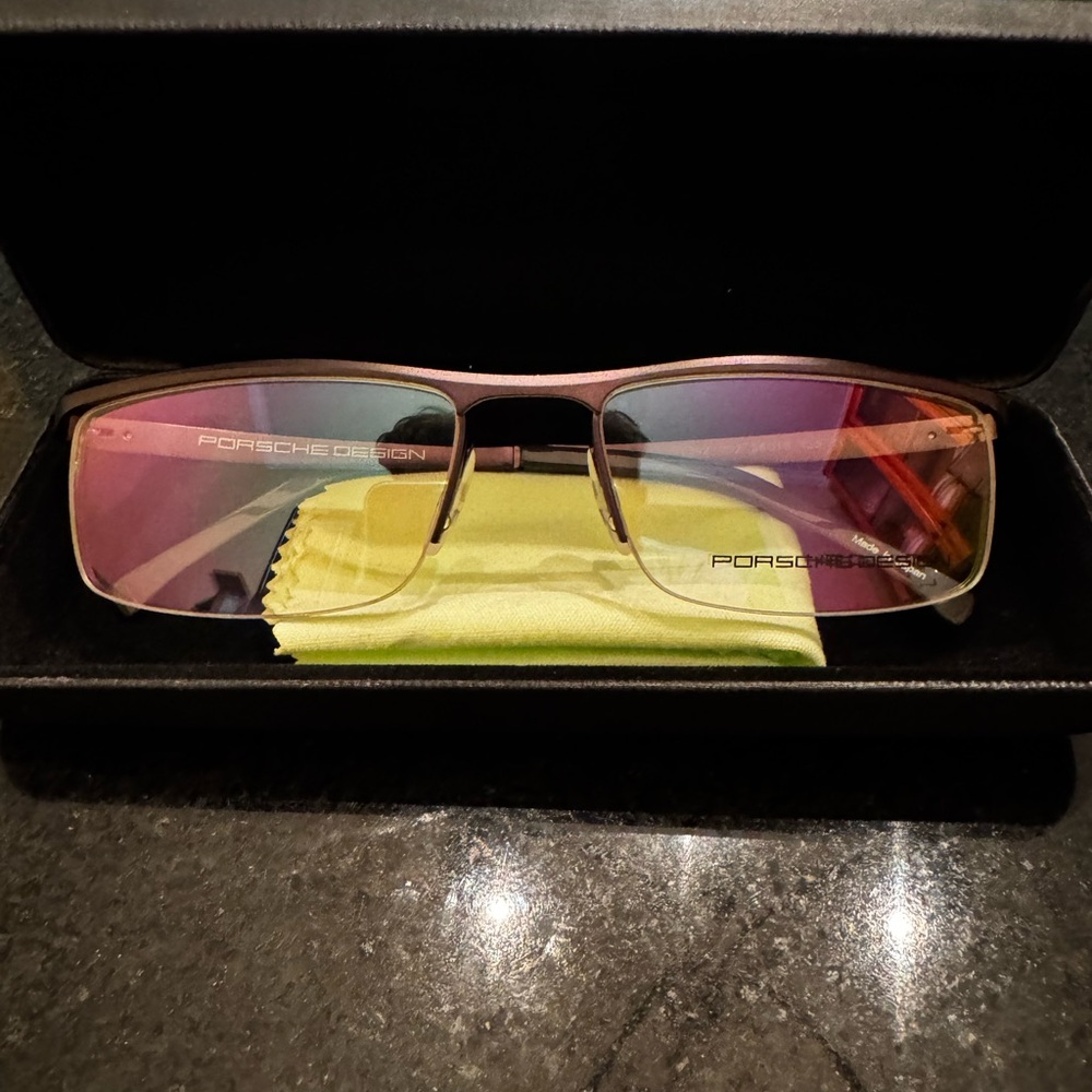 Porsche Design Brushed purple Sunglasses